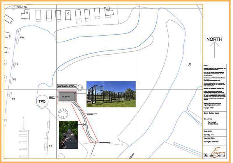 Buckden Marina Proposed main entrance